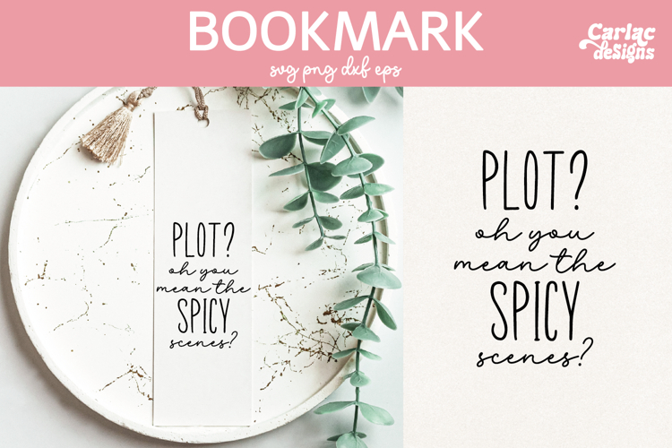 Smut Book Lover Bookmark SVG, Printable Bookmarks