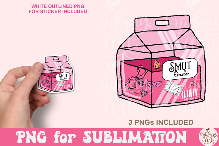 Smut Reader Drink Box PNG