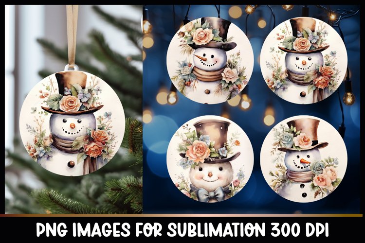 Snowman PNG Image 4