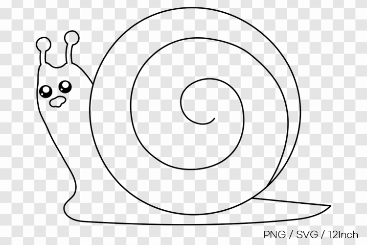 Crawling garden snail bug round shell PNG animal clipart