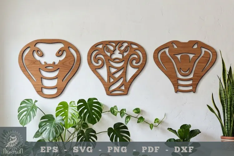 Snake Lasercut Wall Decor