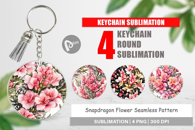 Keychain Snapdragon Pattern