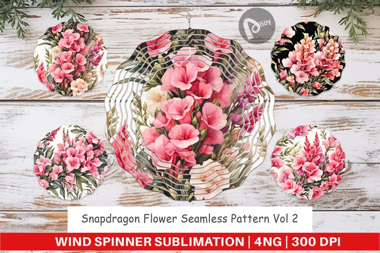 Wind Spinner Snapdragon Pattern