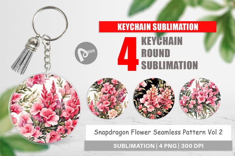 Keychain Snapdragon Pattern