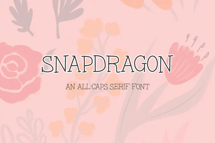 Snapdragon Serif Font