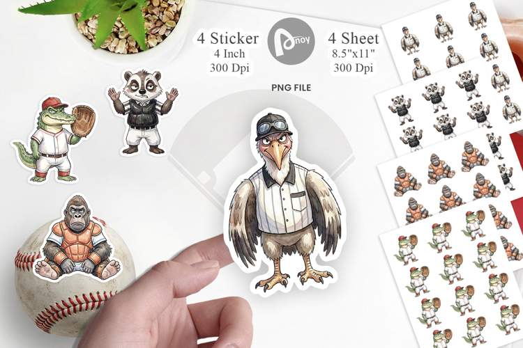 Snarky Baseball Catcher Sticker