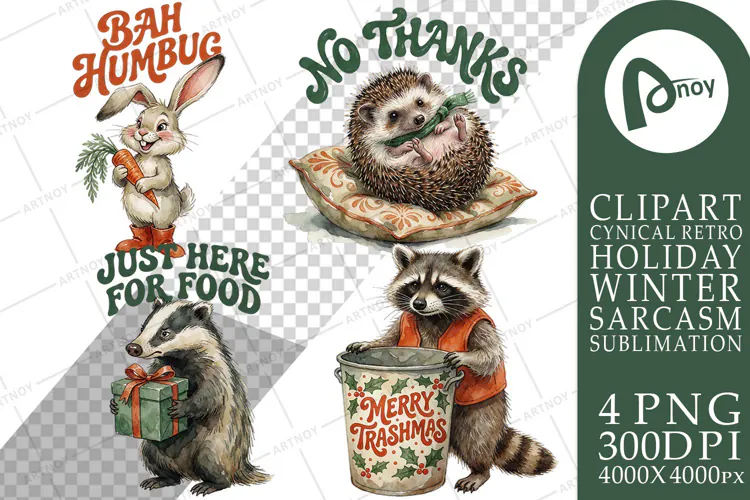 Snarky Woodland Fauna Sublimation