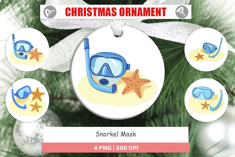 Ornament Snorkel Mask
