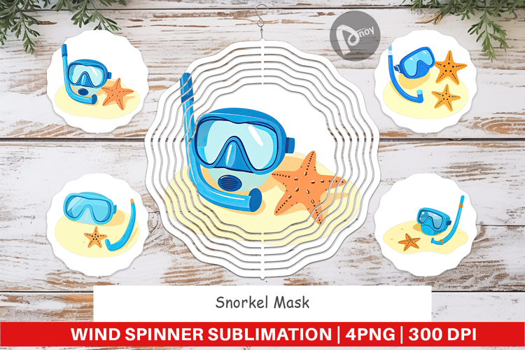 Wind Spinner Snorkel Mask