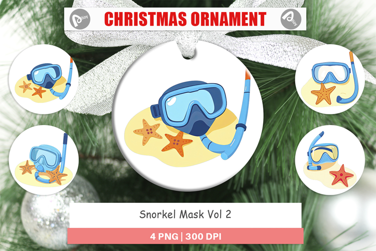 Ornament Snorkel Mask