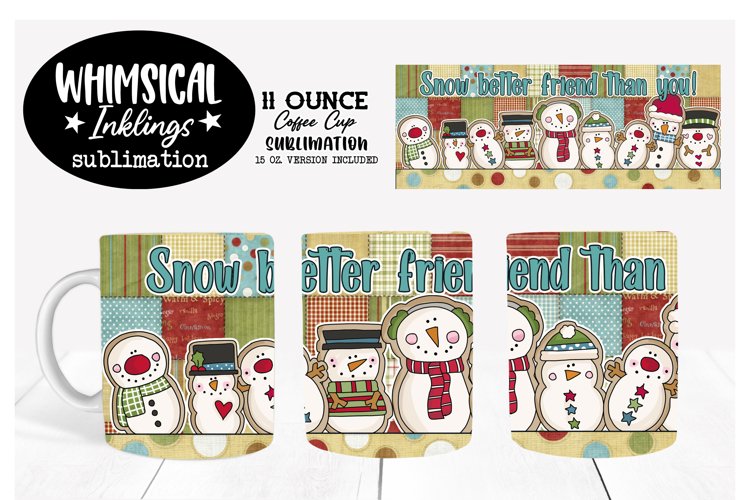 Snowman Sublimation Image 5