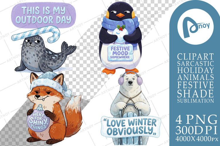 Snowday Sass Frosty Sarcastic Pets Sublimation example image 1