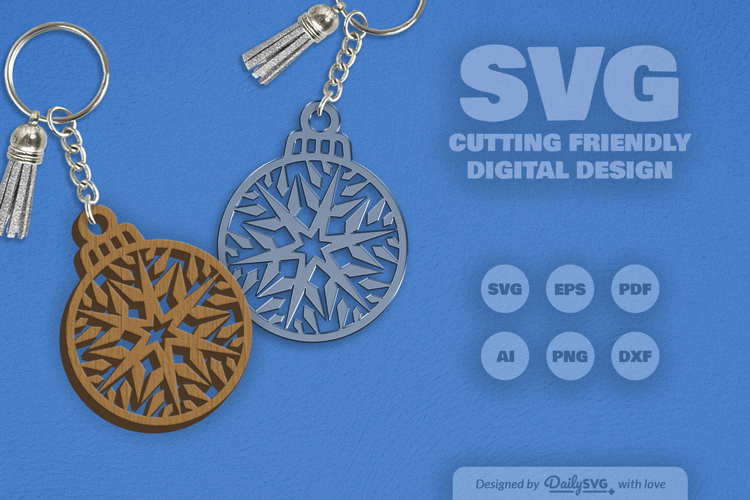 Acrylic Keychain Svg Image 24