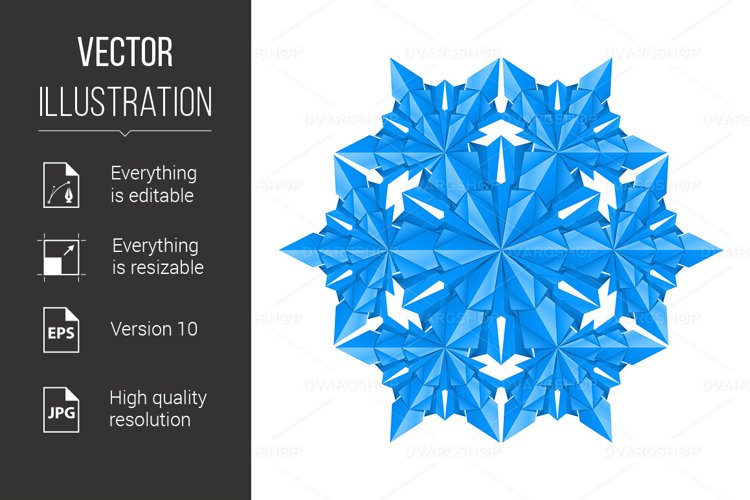 Snowflake Clipart Image 3