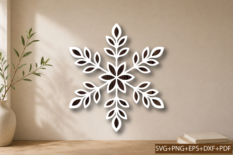 Snowflake Laser Cut SVG