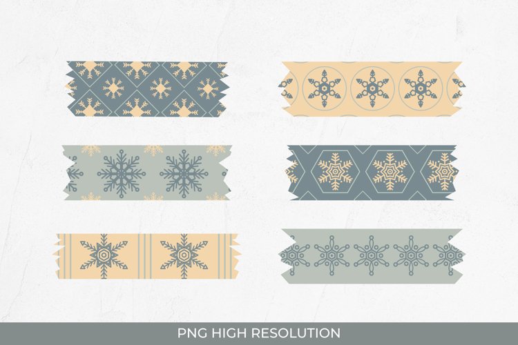 Snowflakes Element Patterned Tape example image 1