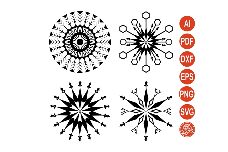 Snowflake SVG Set