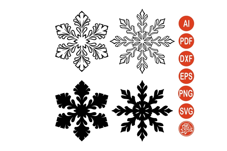 Snowflake SVG Bundle