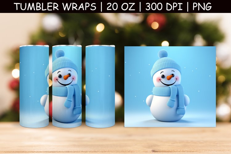 Cute Snowman Clipart Image 3