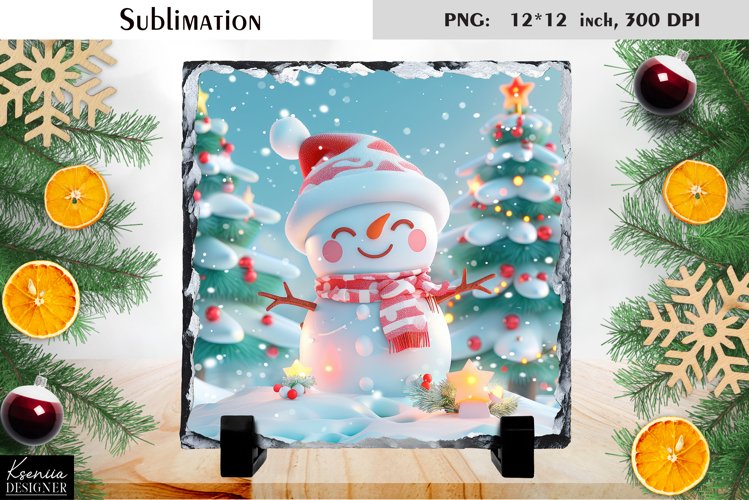 Snowman Sublimation Image 9
