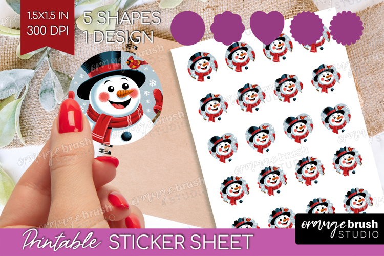 Snowman Clipart Image 7