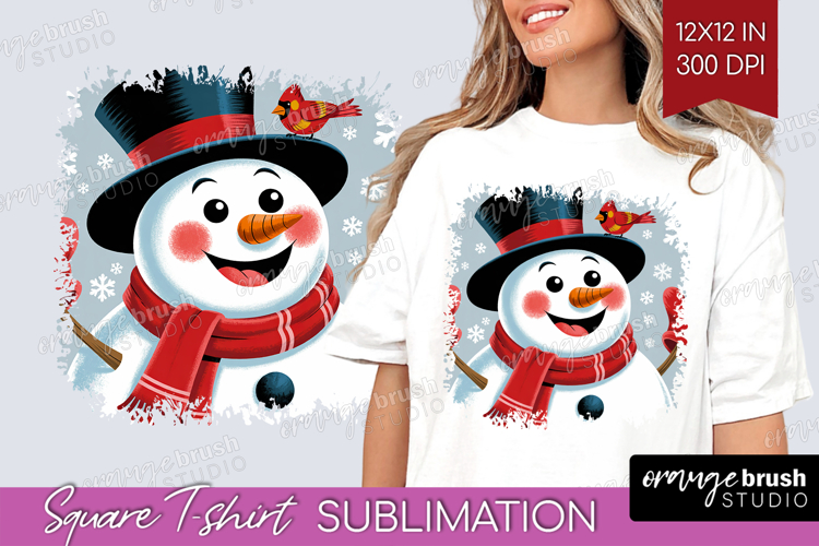 Snowman Sublimation Image 8