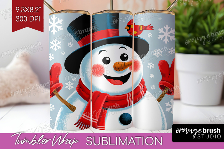 Snowman Sublimation Image 2