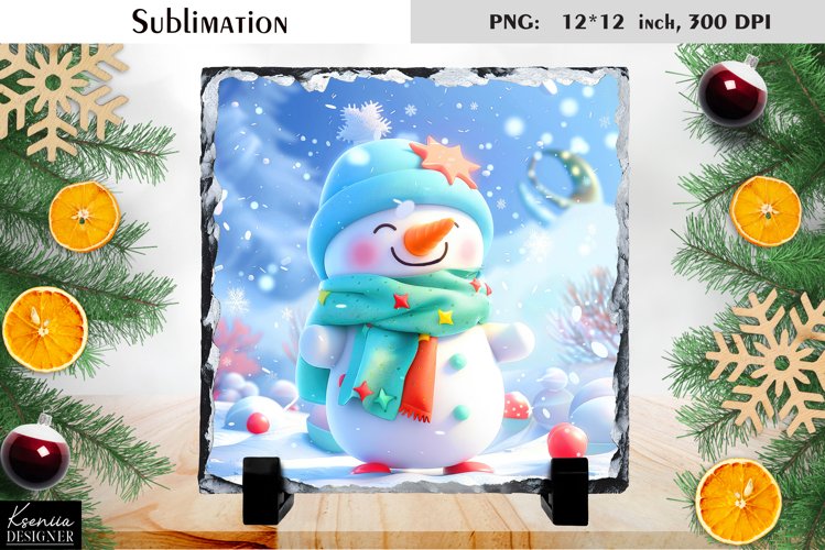 Snowman Sublimation Image 8