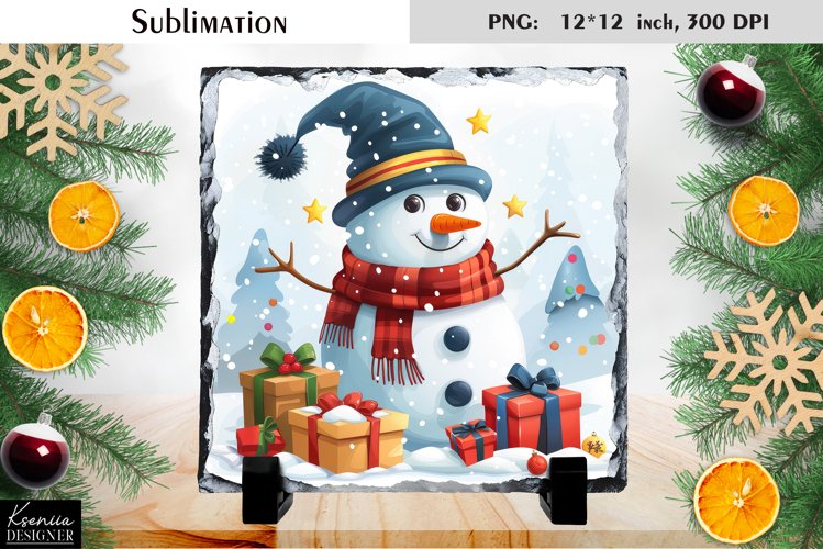 Snowman Sublimation Image 7