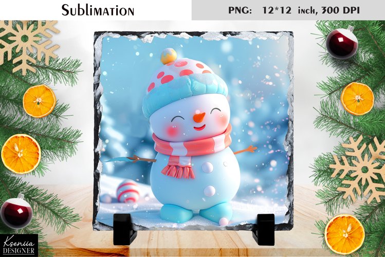 Snowman Sublimation Image 7