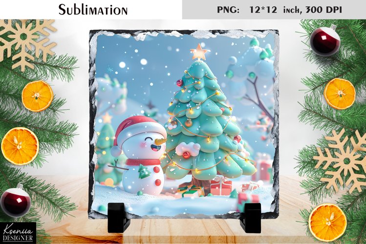 Snowman Sublimation Image 6