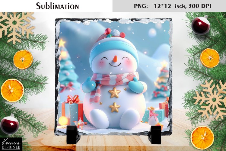 Snowman Sublimation Image 4