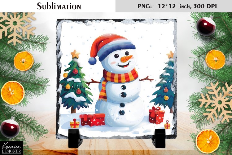 Snowman Sublimation Image 3