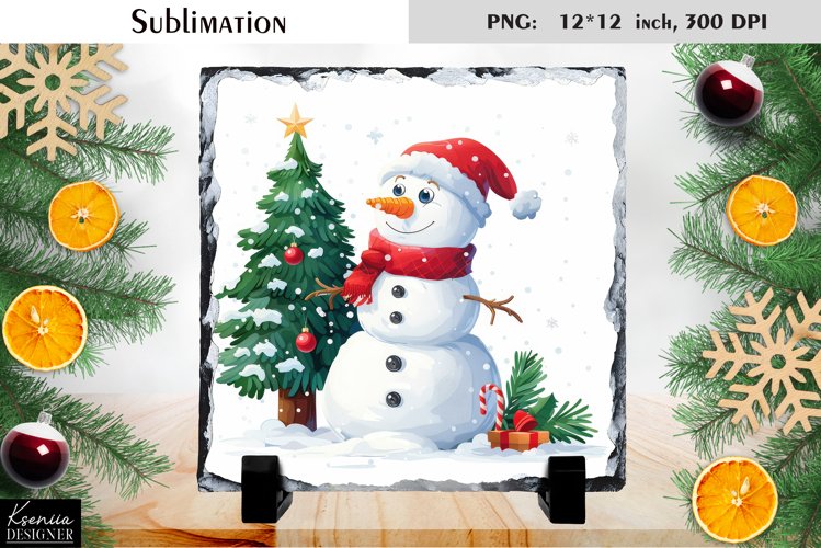 Snowman Sublimation Image 2
