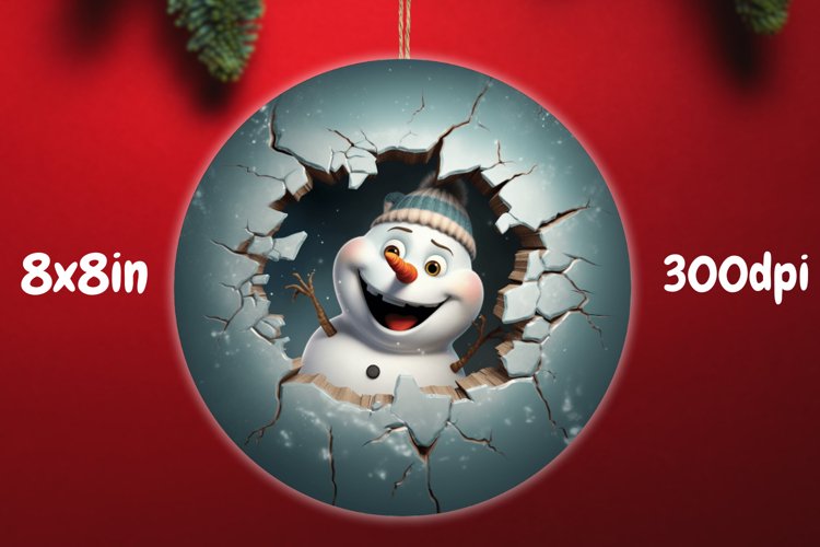 Christmas Ornament Sublimation Designs Image 19