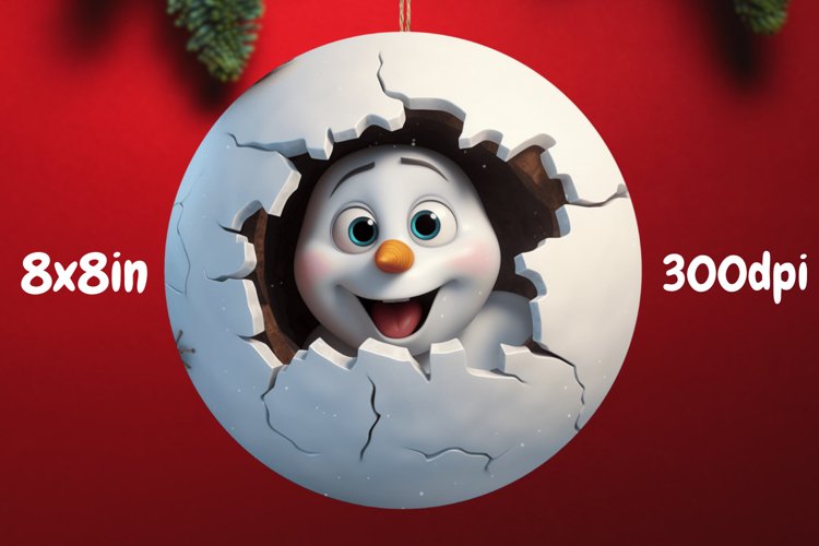 Christmas Ornament Sublimation Designs Image 5