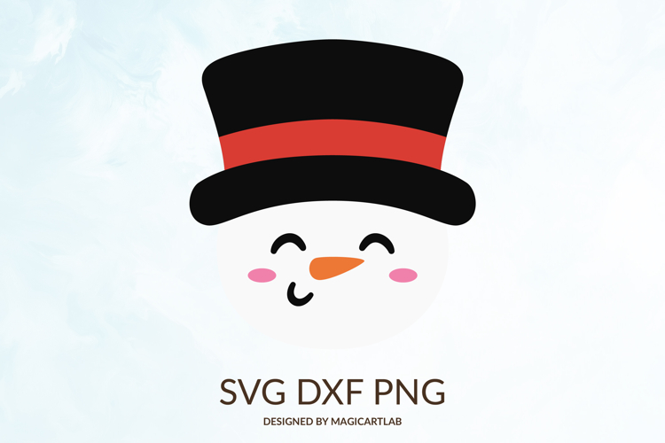 Christmas Snowman SVG|Snowman Clipart