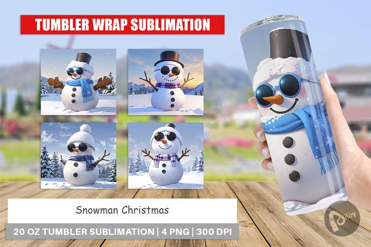 Christmas Snowman Clipart Image 10