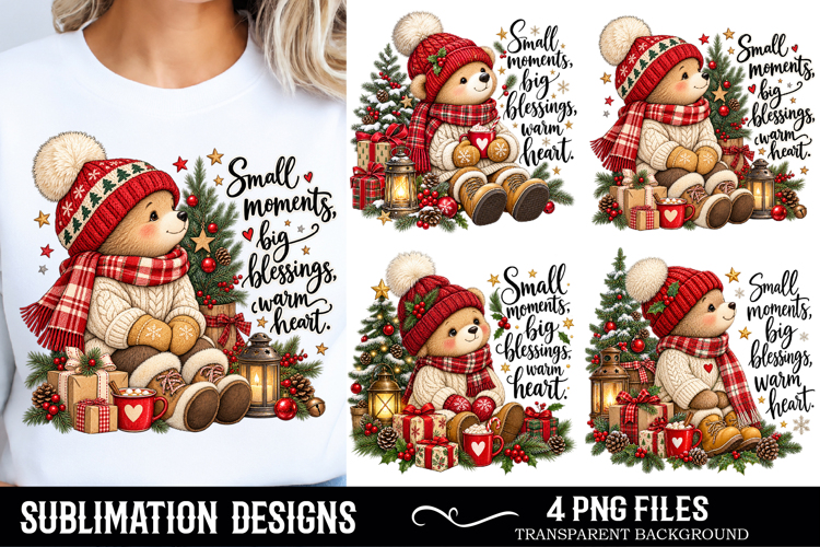 Snowman Christmas PNG, Cozy Winter