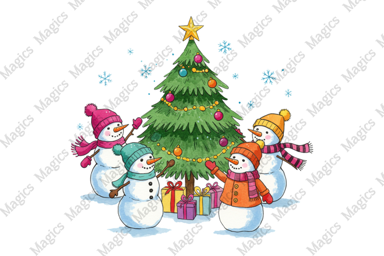 Snowman PNG Image 7