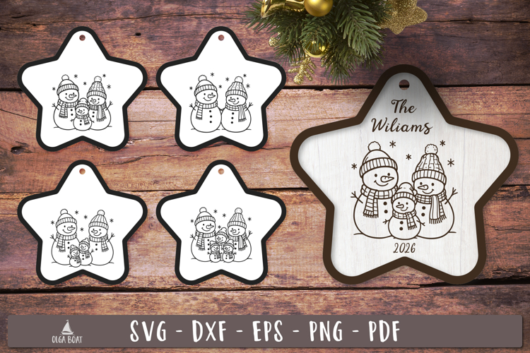 Snowman Family Svg Image 17