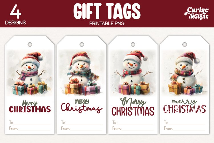 Cute Snowman Clipart Image 5