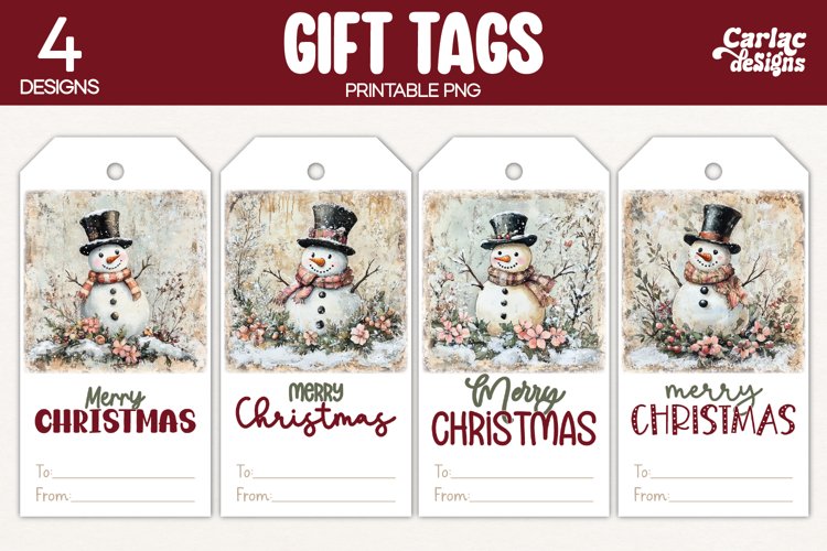 Cute Snowman Clipart Image 9