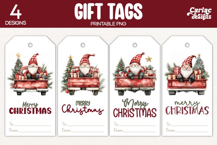 snowman gift tags