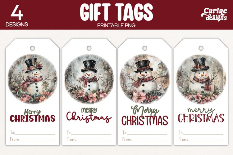Cute Snowman Clipart Image 2