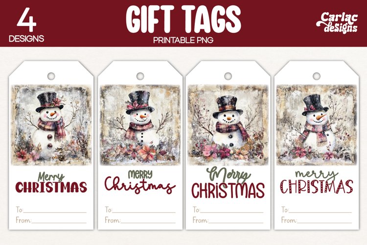 Cute Snowman Clipart Image 10