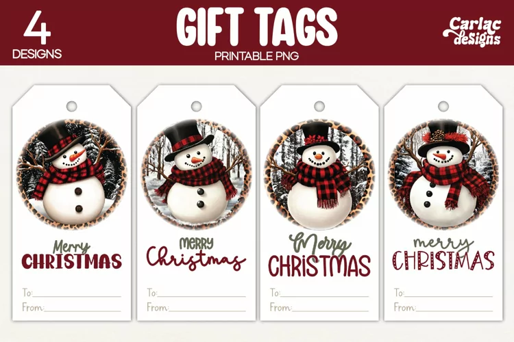 Christmas Gift Tags, Merry Christmas Printable Tags