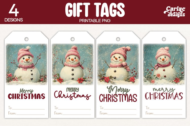Cute Snowman Clipart Image 6