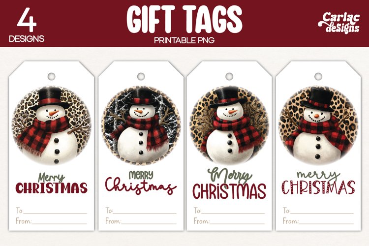 Cute Snowman Clipart Image 8