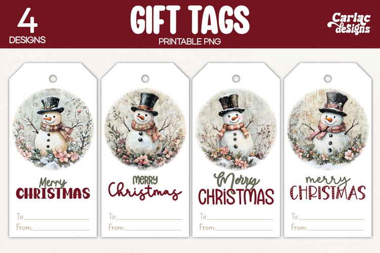 Cute Snowman Clipart Image 3
